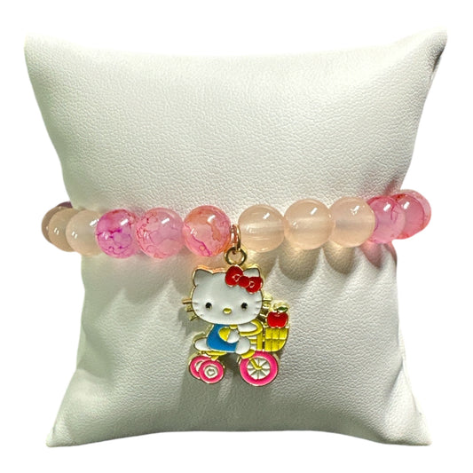 Hello Kitty Glass Bead 8mm and 7in