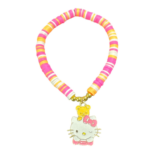 Hello Kitty Clay Bead 7in