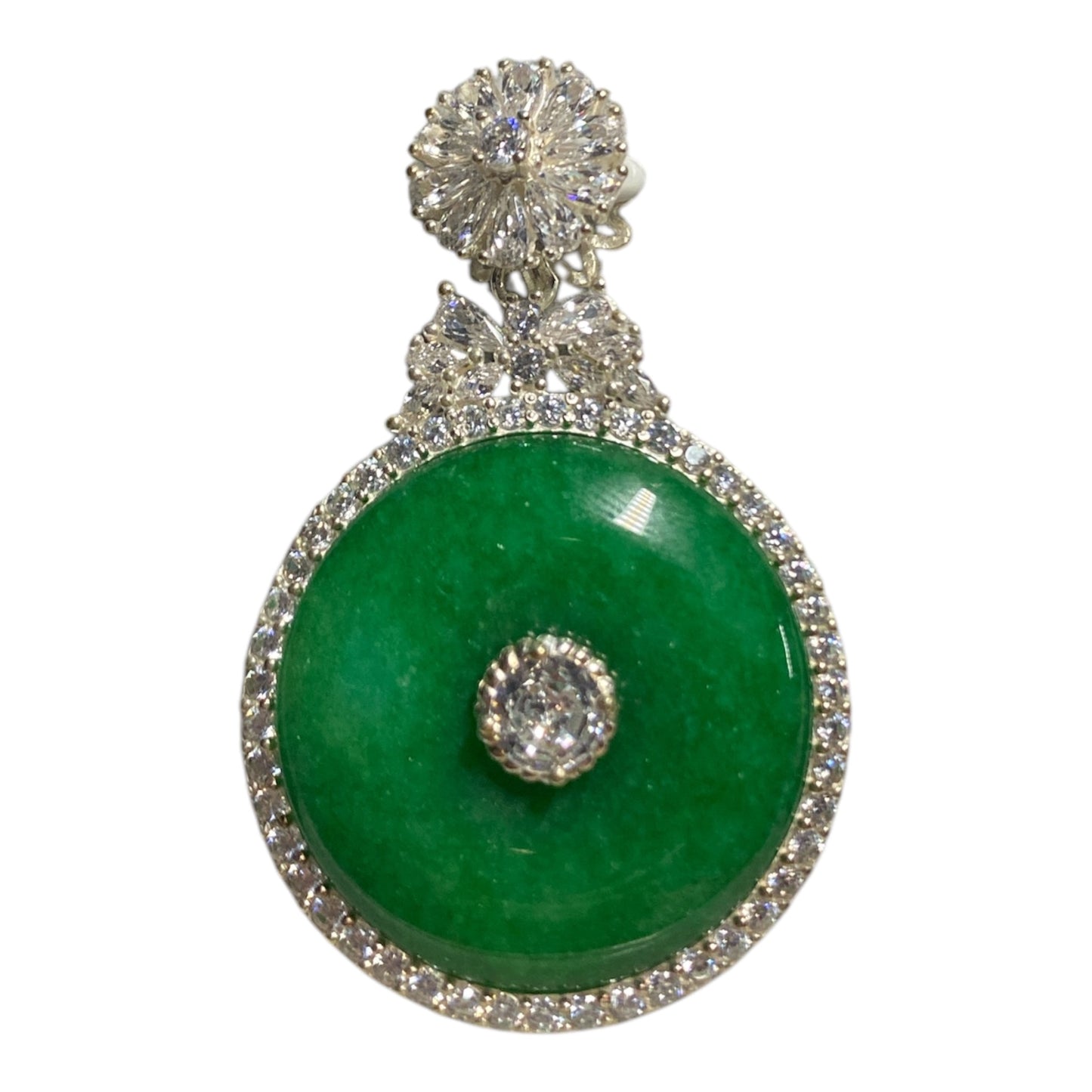 Sliver Pendent Jade